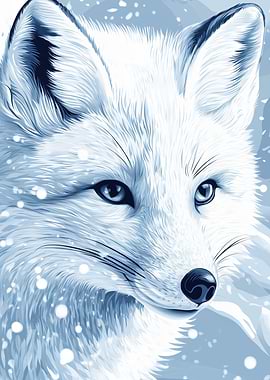 Arctic Fox Portrait