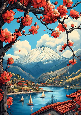 Mount Fuji Landscape