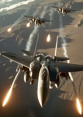 F-15 Eagle Fighter Jets