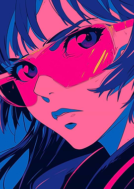 Anime Girl in Sunglasses