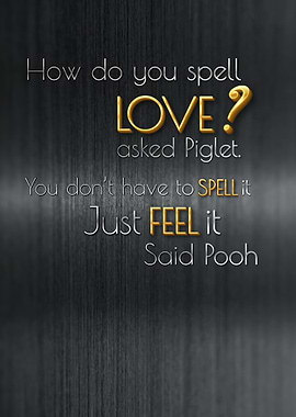 Winnie the Pooh Love Quote