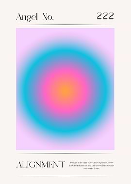 Angel Number 222 Poster