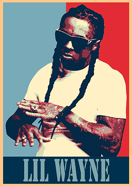 Lil Wayne Pop Art Poster