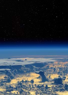 Atlantic Thunder Clouds from Space