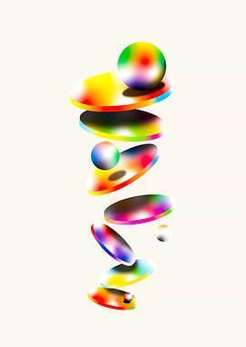 Abstract Colorful Spheres and Discs