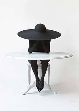 Woman in Black Hat