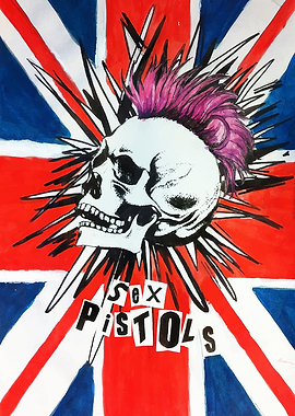 Sex Pistols Skull Artwork