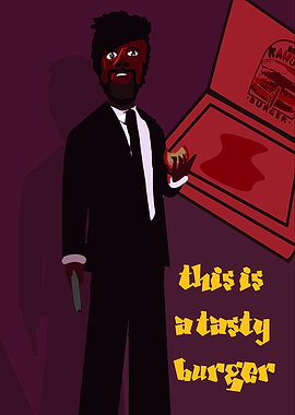 Jules Winnfield Pulp Fiction Burger