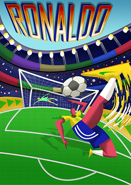 Ronaldo Soccer Art