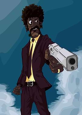Jules Winnfield Illustration