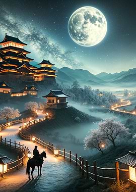 Japanese Night Scene