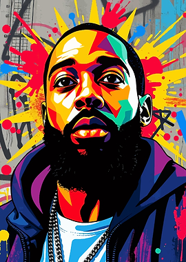 Iconic Rapper Pop Art