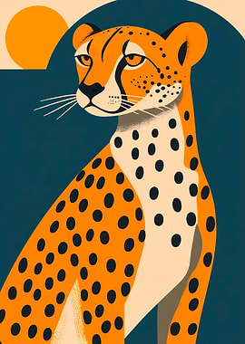 Cheetah Illustration