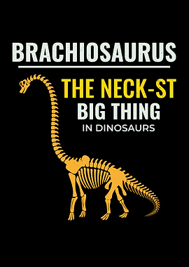 Brachiosaurus Skeleton Fossil Hunting Design – Perfect for Dinosaur Enthusiasts