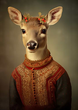 Fawn in a Dress