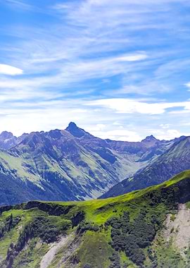 Mountain Range Landscape