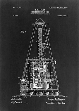 Electric Metronome Patent