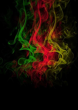 Abstract Smoke Art