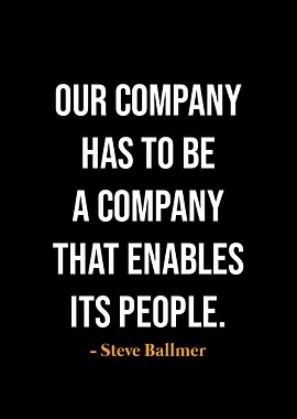 Steve Ballmer Quote