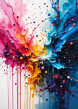 Abstract Color Explosion