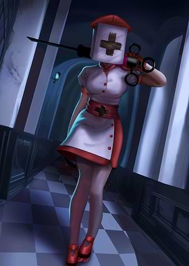 Nurse with Syringe
