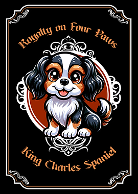King Charles Spaniel Illustration
