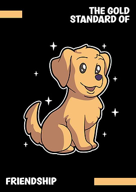 Golden Retriever Friendship