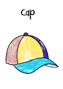 Colorful Baseball Cap