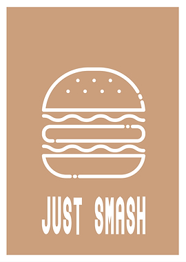 Burger Quote Print
