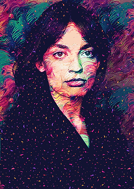 Woman Portrait in Abstract Style