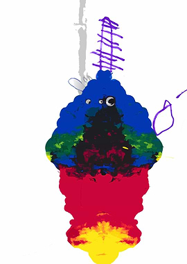 Abstract Colorful Blob