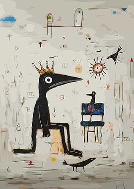 Crow King and His Court