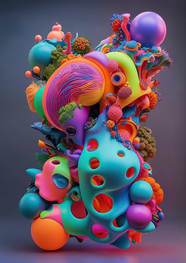 Luminous Reef – The Digital Bloom