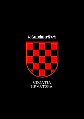 Croatia Flag Emblem Coat of Arms