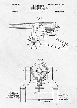 Breech Loading Cannon Patent
