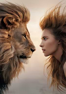 Lion and Woman