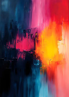 Abstract Neon Dreams