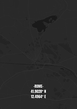 Rome Map Coordinates