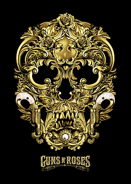 Guns N' Roses Skull Design