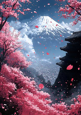 Mount Fuji Cherry Blossom