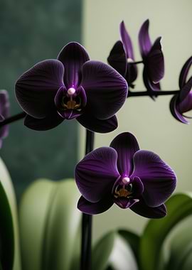 Dark Orchid Bloom