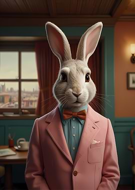 Rabbit in Suit