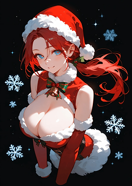 Anime Christmas Girl