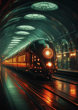 Steampunk Train Station - Journey to the Unknown