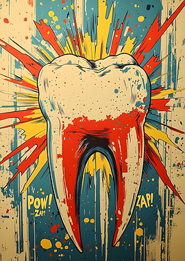 Comic Burst Tooth