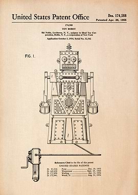 Vintage Robot Patent