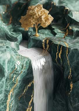 Golden Tree Waterfall