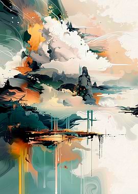 Abstract Landscape Painting