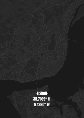 Lisbon City Map