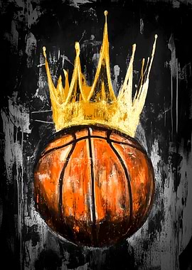 Basketball King Vector Art